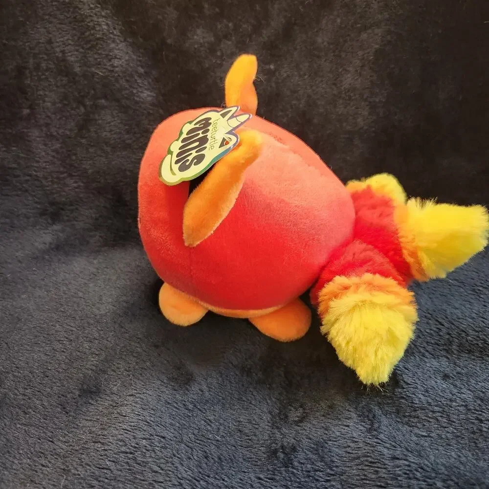 Tee Turtle 2017 Rare Collectible Red Fire Fox Kitsune Plush